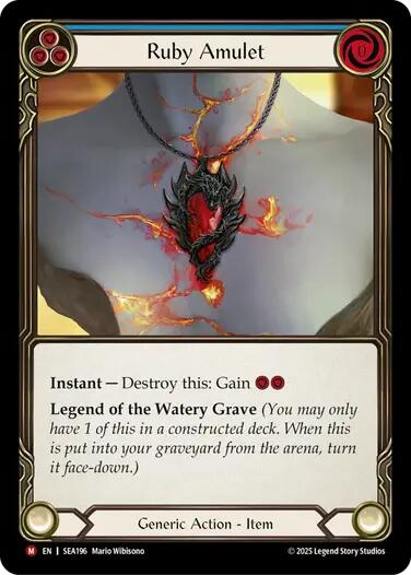 Ruby Amulet [SEA196] (High Seas) | Boutique FDB TCG