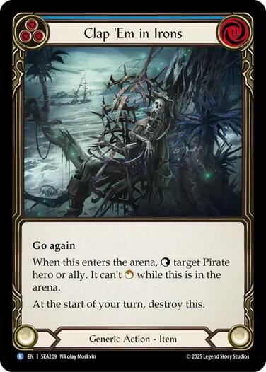 Clap 'Em in Irons [SEA209] (High Seas) | Boutique FDB TCG
