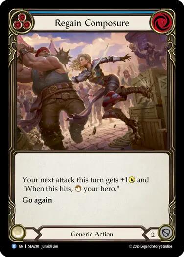 Regain Composure [SEA210] (High Seas)  Rainbow Foil | Boutique FDB TCG