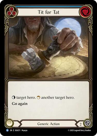Tit for Tat [SEA211] (High Seas)  Rainbow Foil | Boutique FDB TCG