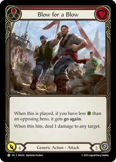 Blow for a Blow [SEA216] (High Seas) | Boutique FDB TCG