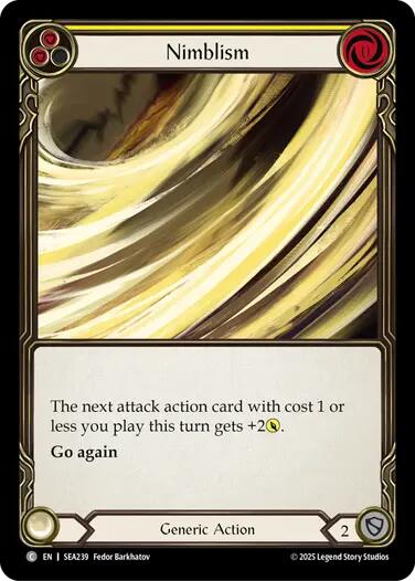 Nimblism (Yellow) [SEA239] (High Seas) | Boutique FDB TCG