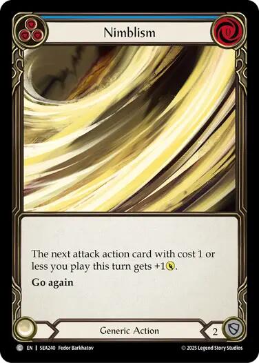 Nimblism (Blue) [SEA240] (High Seas) | Boutique FDB TCG