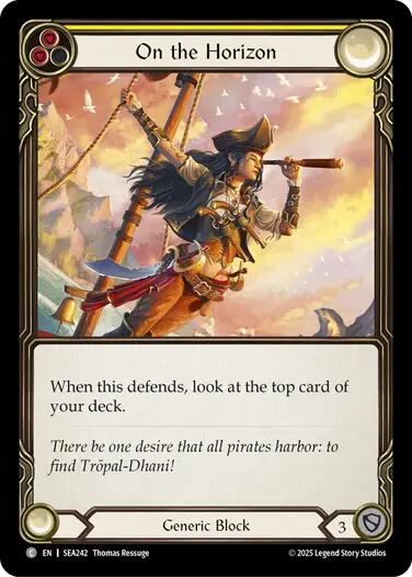 On the Horizon (Yellow) [SEA242] (High Seas) | Boutique FDB TCG