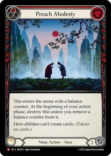 Preach Modesty [SEA252] (High Seas) | Boutique FDB TCG