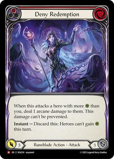 Deny Redemption [SEA254] (High Seas)  Rainbow Foil | Boutique FDB TCG
