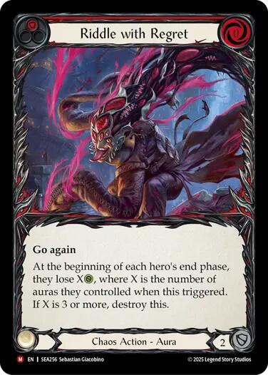 Riddle with Regret [SEA256] (High Seas) | Boutique FDB TCG