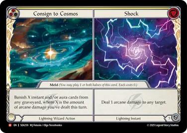 Consign to Cosmos // Shock [SEA259] (High Seas)  Rainbow Foil | Boutique FDB TCG