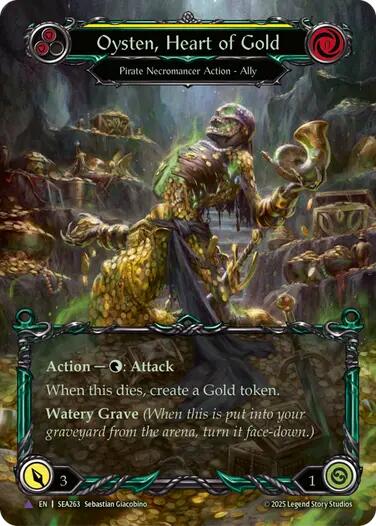 Oysten, Heart of Gold [SEA263] (High Seas)  Cold Foil | Boutique FDB TCG