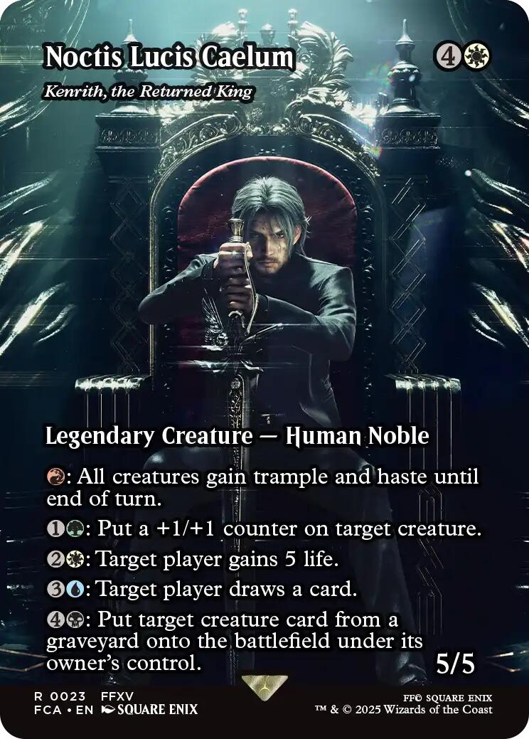 Noctis Lucis Caelum - Kenrith, the Returned King (Showcase) [FINAL FANTASY : Through the Ages] | Boutique FDB TCG
