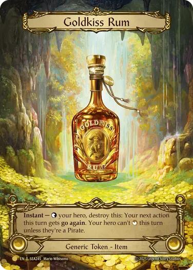 Goldkiss Rum (Treasure) [SEA245] (High Seas)  Cold Foil | Boutique FDB TCG
