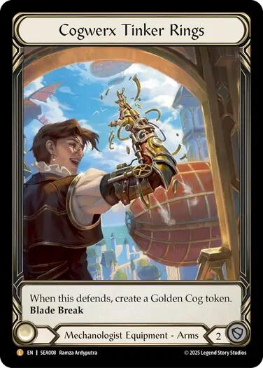 Cogwerx Tinker Rings (Treasure) [SEA008] (High Seas)  Cold Foil | Boutique FDB TCG