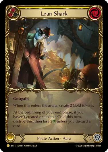 Loan Shark (Treasure) [SEA131] (High Seas)  Cold Foil | Boutique FDB TCG