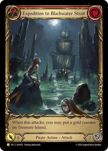 Expedition to Blackwater Strait (Treasure) [SEA156] (High Seas)  Cold Foil | Boutique FDB TCG
