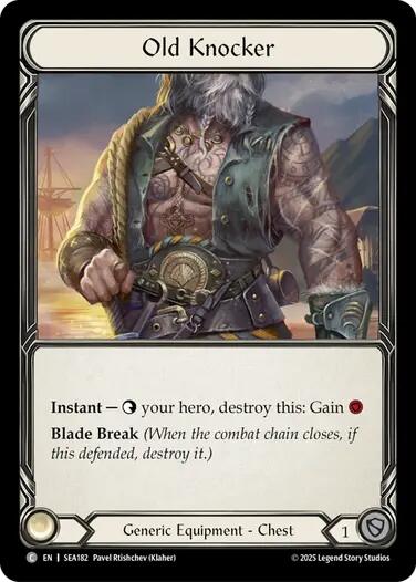 Old Knocker (Treasure) [SEA182] (High Seas)  Cold Foil | Boutique FDB TCG