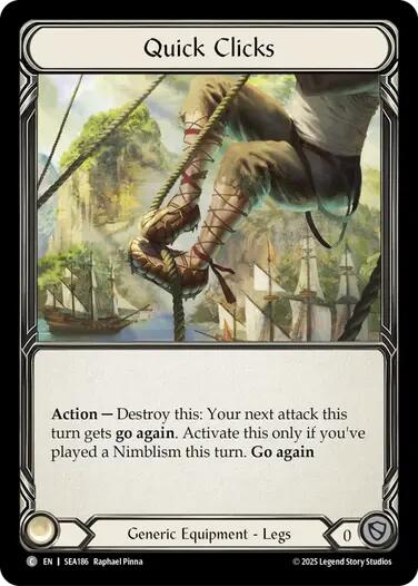 Quick Clicks (Treasure) [SEA186] (High Seas)  Cold Foil | Boutique FDB TCG