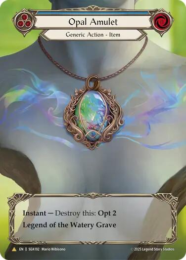 Opal Amulet (Treasure) [SEA192] (High Seas)  Cold Foil | Boutique FDB TCG