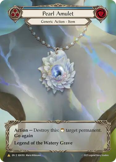Pearl Amulet (Treasure) [SEA193] (High Seas)  Cold Foil | Boutique FDB TCG