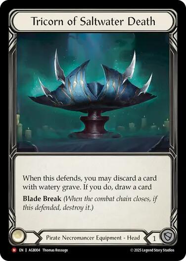 Tricorn of Saltwater Death [AGB004] (Armory Deck: Gravy Bones)  Rainbow Foil | Boutique FDB TCG