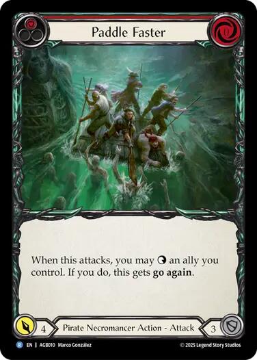 Paddle Faster [AGB010] (Armory Deck: Gravy Bones) | Boutique FDB TCG