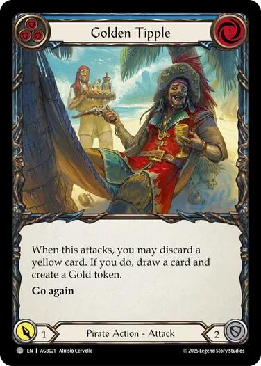 Golden Tipple (Blue) [AGB021] (Armory Deck: Gravy Bones) | Boutique FDB TCG