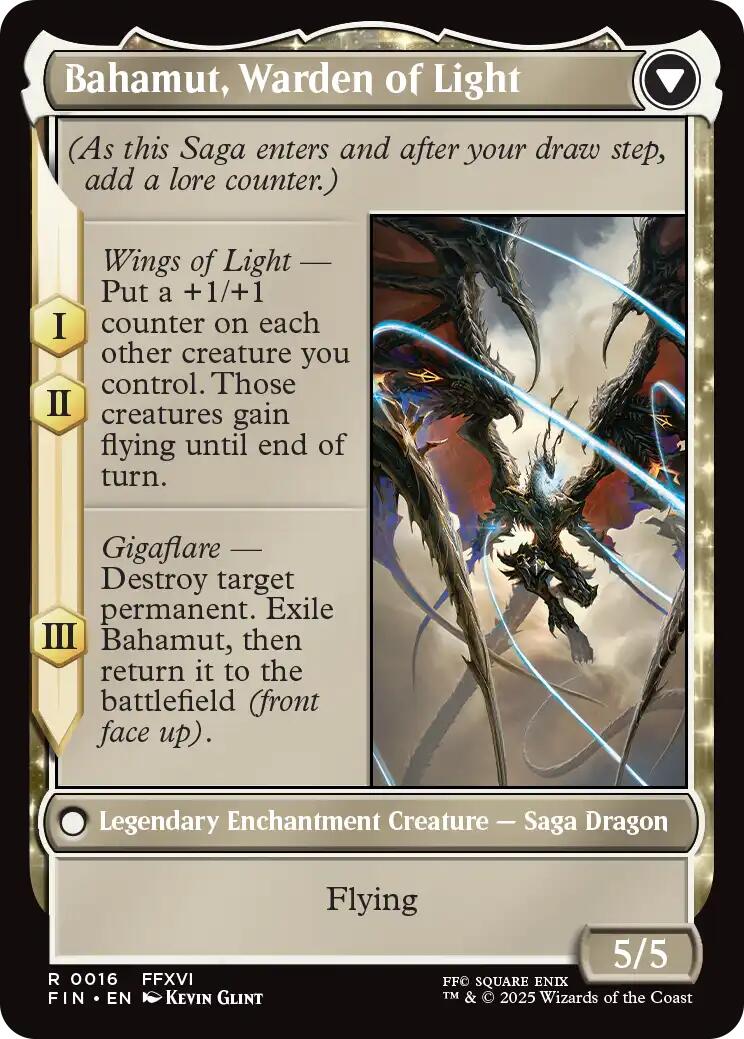 Dion, Bahamut's Dominant // Bahamut, Warden of Light [FINAL FANTASY] | Boutique FDB TCG