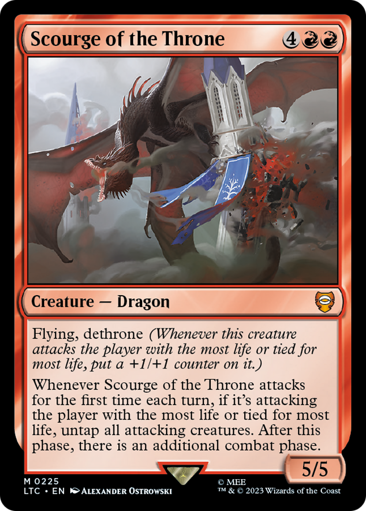 Scourge of the Throne [The Lord of the Rings: Tales of Middle-Earth Commander] | Boutique FDB TCG