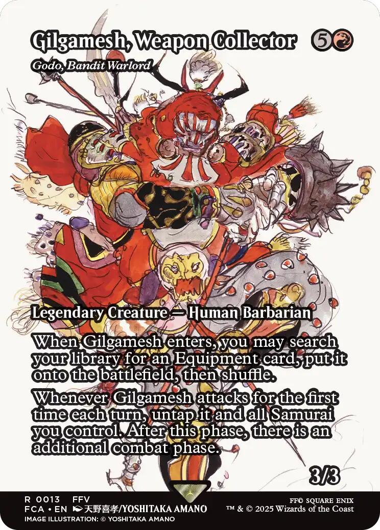 Gilgamesh, Weapon Collector - Godo, Bandit Warlord (Showcase) [FINAL FANTASY : Through the Ages] | Boutique FDB TCG
