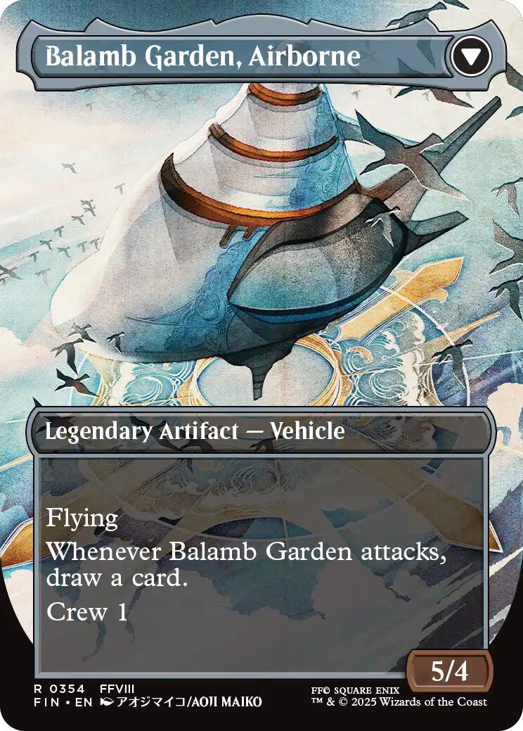 Balamb Garden, SeeD Academy // Balamb Garden, Airborne (Borderless) [FINAL FANTASY] | Boutique FDB TCG