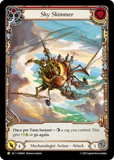 Sky Skimmer (Red) [GEM042] (GEM Pack 2) | Boutique FDB TCG