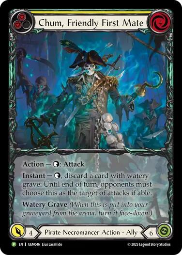Chum, Friendly First Mate [GEM046] (GEM Pack 2)  Rainbow Foil | Boutique FDB TCG