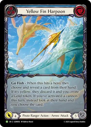Yellow Fin Harpoon [GEM056] (GEM Pack 2) | Boutique FDB TCG