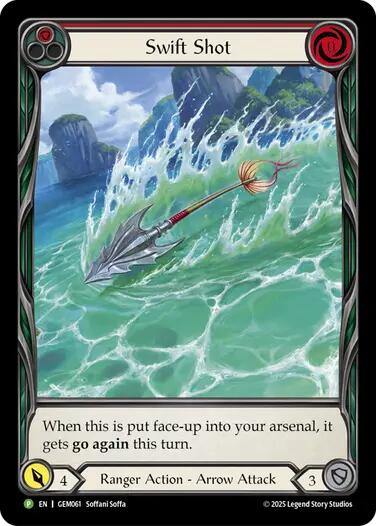 Swift Shot [GEM061] (GEM Pack 2)  Rainbow Foil | Boutique FDB TCG
