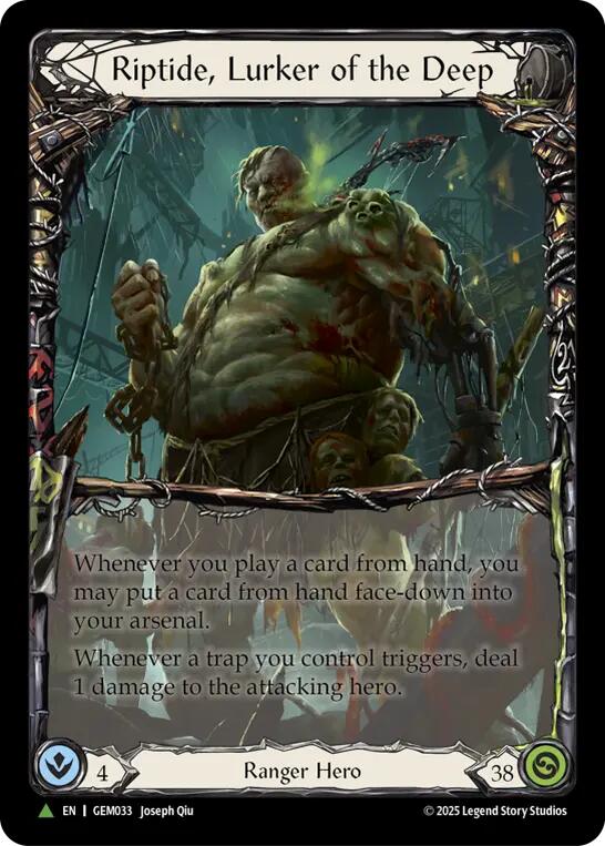 Riptide, Lurker of the Deep (Marvel) [GEM033] (GEM Pack 2)  Cold Foil | Boutique FDB TCG