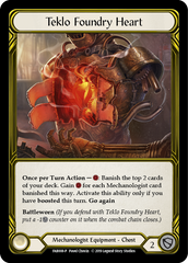 Teklo Foundry Heart [FAB008-P] (Promo)  1st Edition Cold Foil - Golden | Boutique FDB TCG