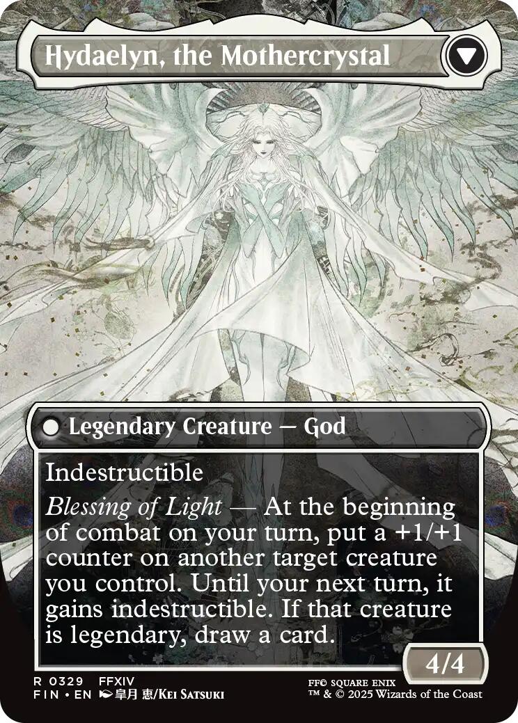 Venat, Heart of Hydaelyn // Hydaelyn, the Mothercrystal (Borderless) [FINAL FANTASY] | Boutique FDB TCG