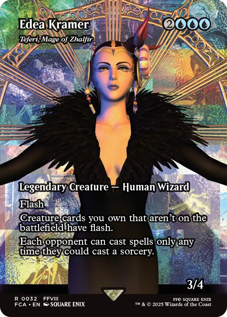 Edea Kramer - Teferi, Mage of Zhalfir (Showcase) [FINAL FANTASY : Through the Ages] | Boutique FDB TCG