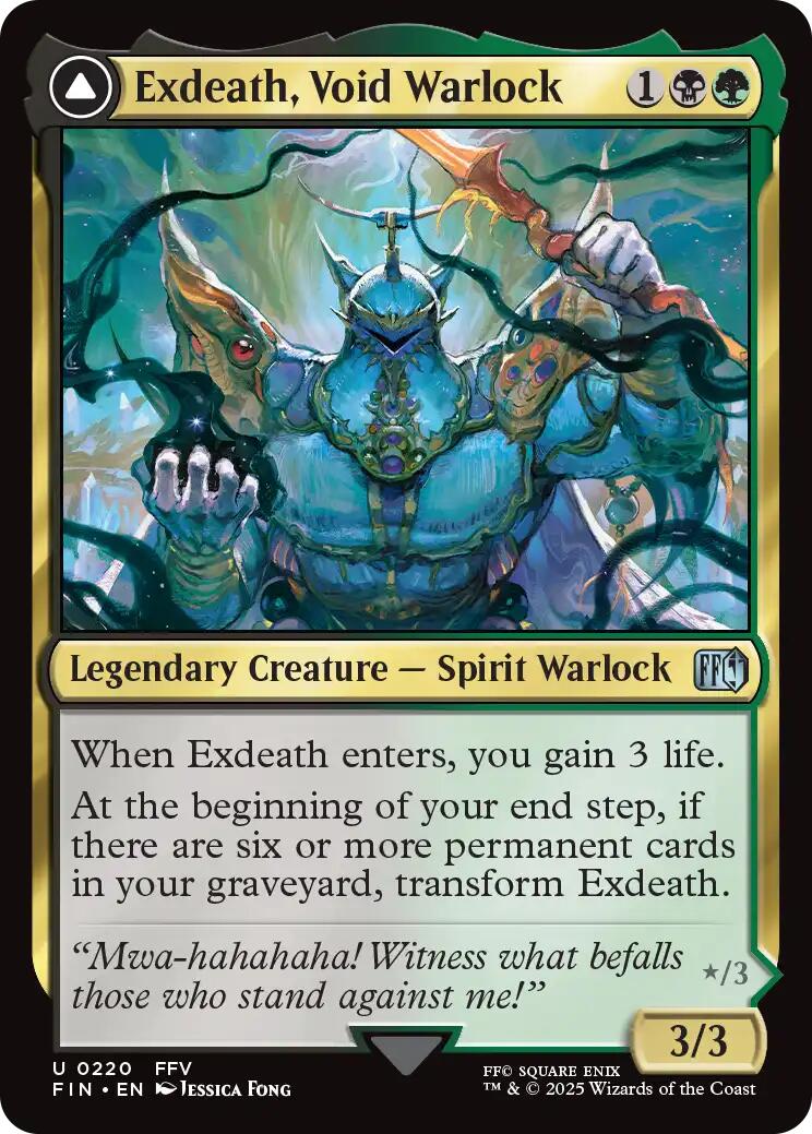 Exdeath, Void Warlock // Neo Exdeath, Dimension's End [FINAL FANTASY] | Boutique FDB TCG