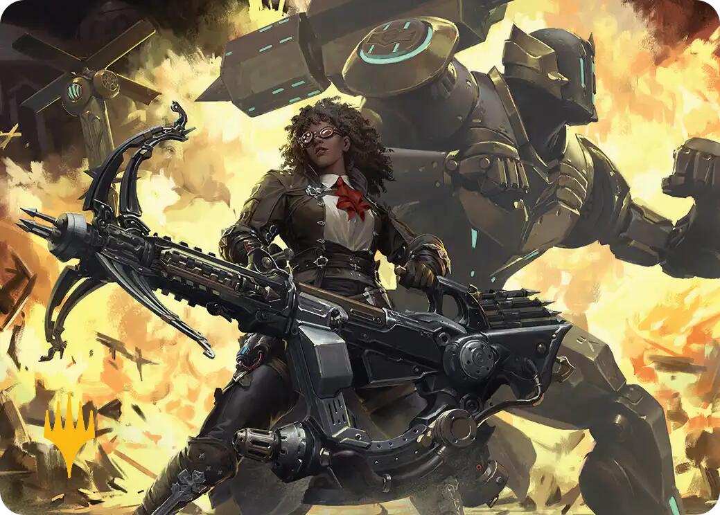 Machinist's Arsenal Art Card (Gold-Stamped Planeswalker Symbol) [FINAL FANTASY Art Series] | Boutique FDB TCG