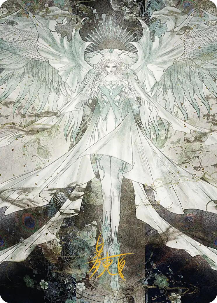 Hydaelyn, the Mothercrystal Art Card (Gold-Stamped Signature) [FINAL FANTASY Art Series] | Boutique FDB TCG