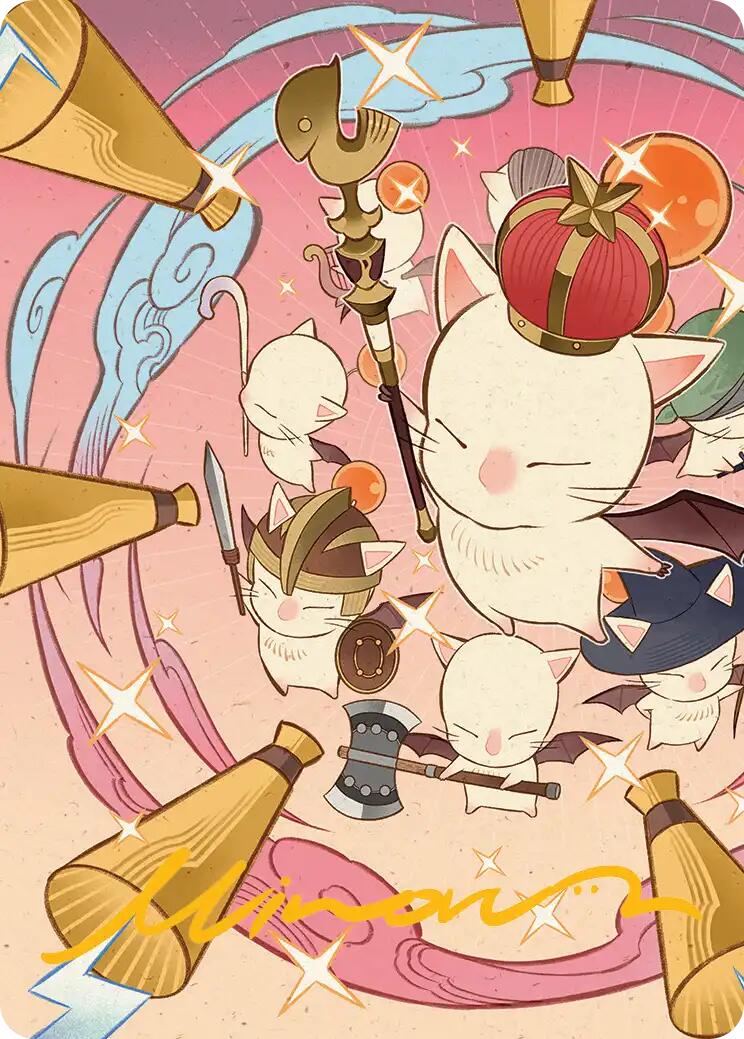 Summon: Good King Mog XII Art Card (Gold-Stamped Signature) [FINAL FANTASY Art Series] | Boutique FDB TCG