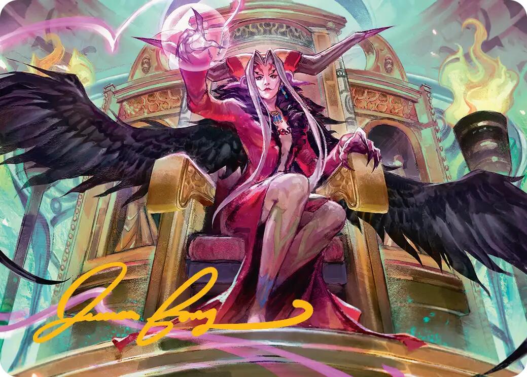 Sorceress's Schemes Art Card (Gold-Stamped Signature) [FINAL FANTASY Art Series] | Boutique FDB TCG