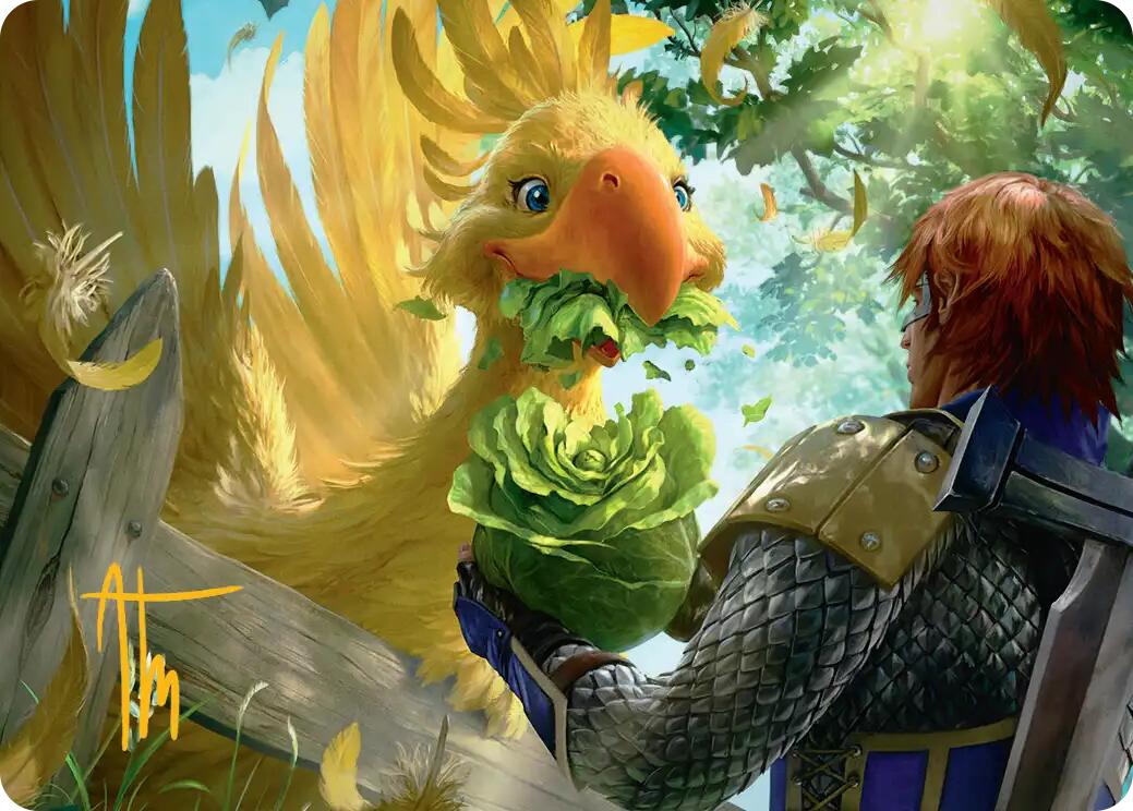 Gysahl Greens Art Card (Gold-Stamped Signature) [FINAL FANTASY Art Series] | Boutique FDB TCG