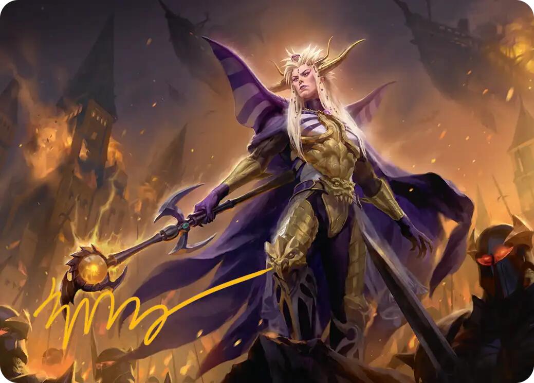 The Emperor of Palamecia Art Card (Gold-Stamped Signature) [FINAL FANTASY Art Series] | Boutique FDB TCG