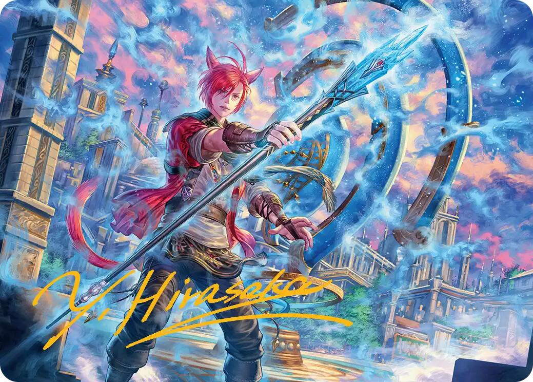 G'raha Tia, Scion Reborn Art Card (19) (Gold-Stamped Signature) [FINAL FANTASY Art Series] | Boutique FDB TCG