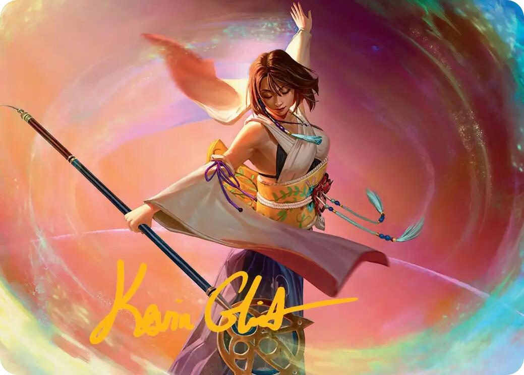 Yuna, Grand Summoner Art Card (Gold-Stamped Signature) [FINAL FANTASY Art Series] | Boutique FDB TCG