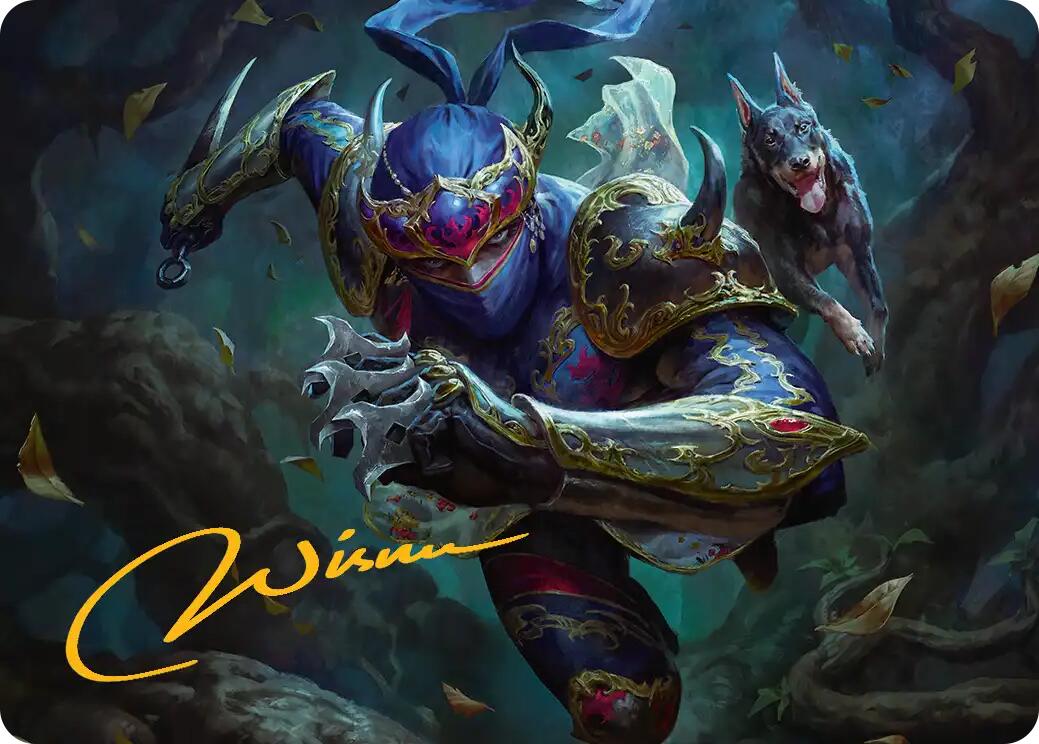 Shadow, Mysterious Assassin Art Card (Gold-Stamped Signature) [FINAL FANTASY Art Series] | Boutique FDB TCG