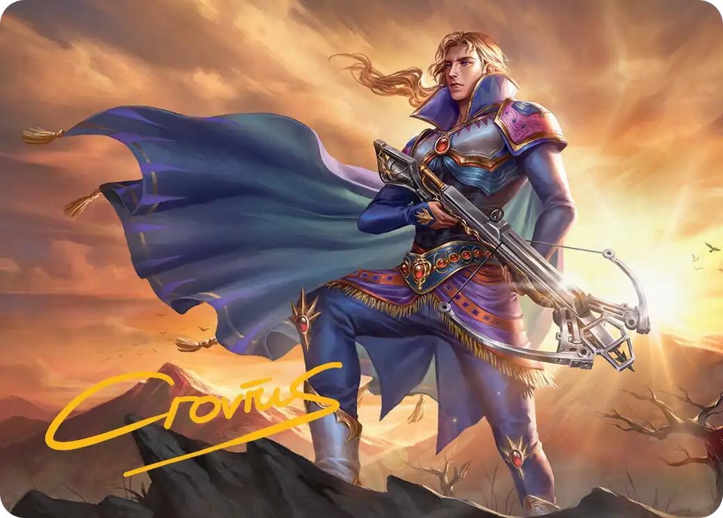 Edgar, Master Machinist Art Card (Gold-Stamped Signature) [FINAL FANTASY Art Series] | Boutique FDB TCG