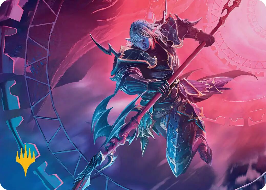 Estinien Varlineau Art Card (Gold-Stamped Planeswalker Symbol) [FINAL FANTASY Art Series] | Boutique FDB TCG