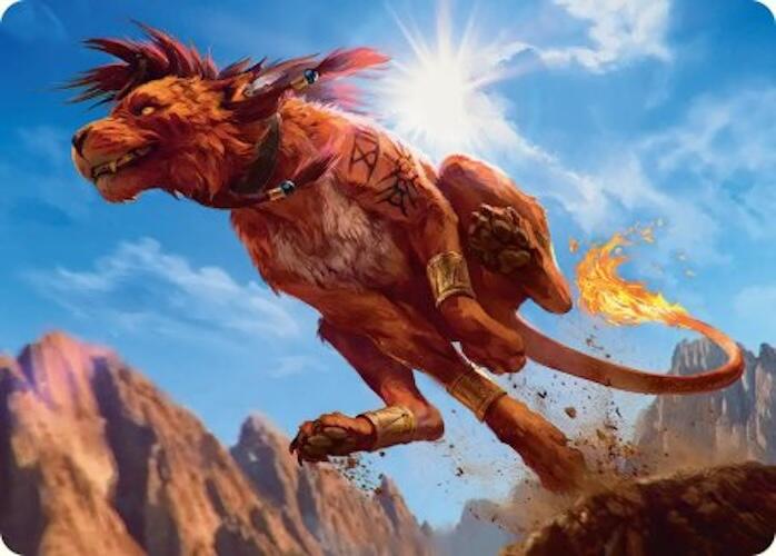 Red XIII, Proud Warrior Art Card [FINAL FANTASY Art Series] | Boutique FDB TCG